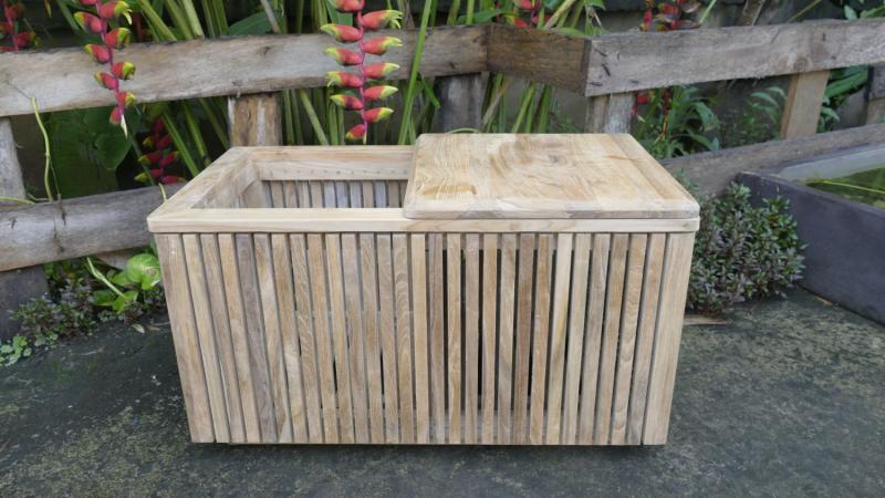 Product image 3 of the product “Dumai plant stand extra large made of teak wood, approx. 64 x 34 x 37 cm. ”